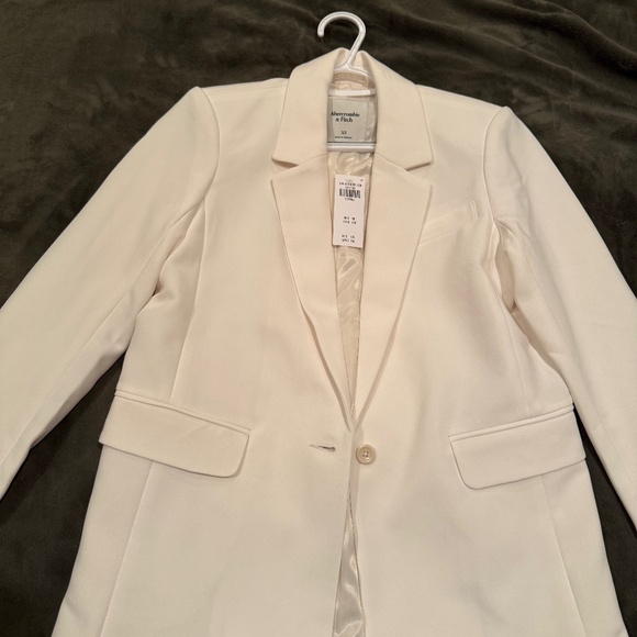 Abercrombie & Fitch Off-White Blazer - Picture 1 of 8
